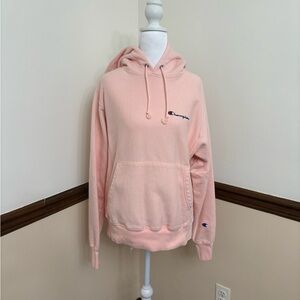 Pink Champion Reverse Weave hoodie